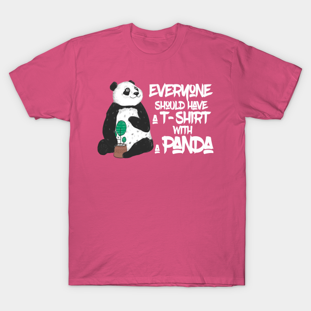 Cute Panda T Shirt For Panda Lovers Panda T Shirt Teepublic 